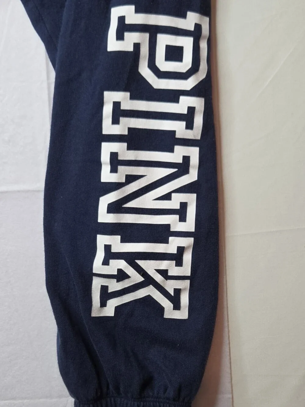 Victoria’s Secret PINK Navy Blue Boyfriend Jogger Sweatpants Large